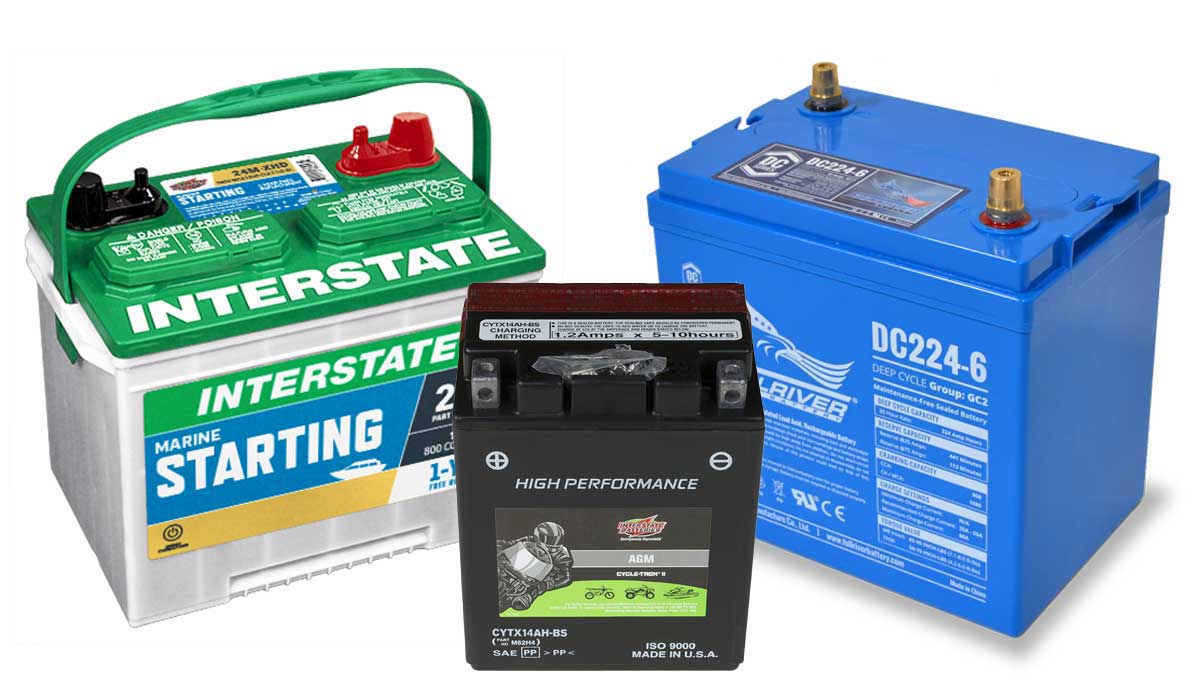 Interstate and Full River RV and ATV Batteries